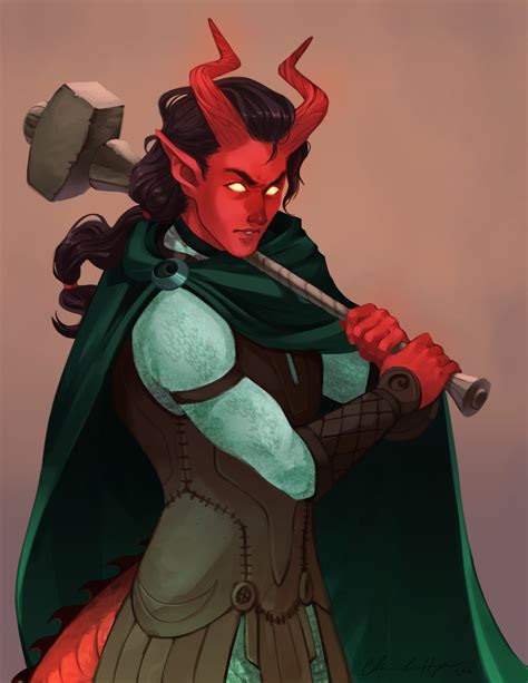 Assuming that all tieflings have dark hair.