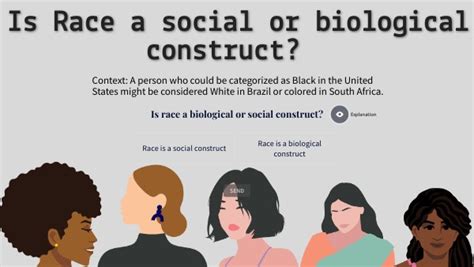 Assuming that race is a biological construct:
