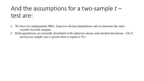 Assumptions of Two-Sample T Test: Essential Considerations for Statistical Analysis