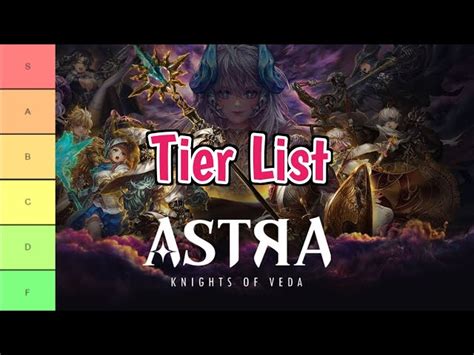 Astra Knights of Veda: The Ultimate Tier List for 2023