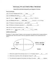 Astronomy Lab 04: Orbit of Mars - A Comprehensive Guide