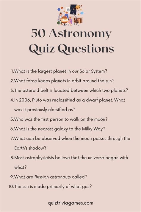 Astronomy Quiz Questions And Answers Doc