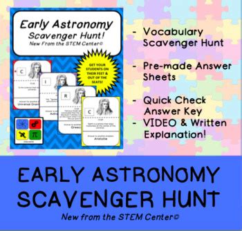 Astronomy Scavenger Hunt Answers Reader