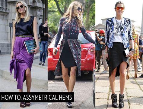 Asymmetrical Hems: