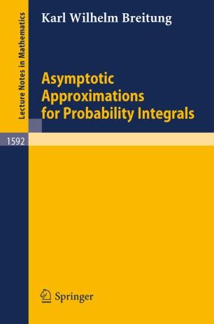 Asymptotic Approximations for Probability Integrals 1st Edition PDF