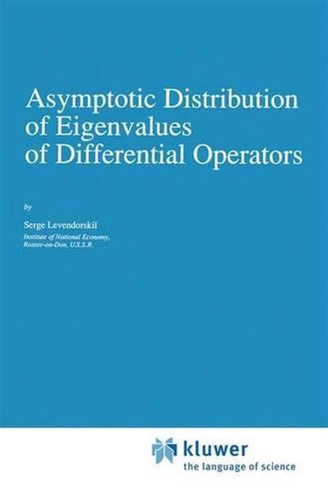 Asymptotic Distribution of Eigenvalues of Differential Operators Epub