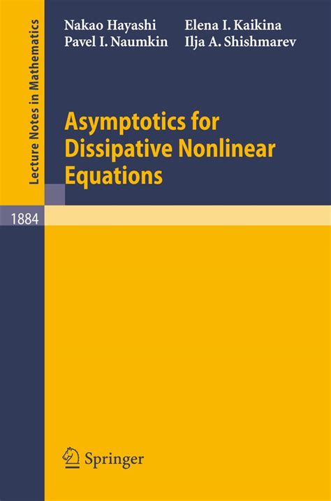 Asymptotics for Dissipative Nonlinear Equations 1st Edition Doc