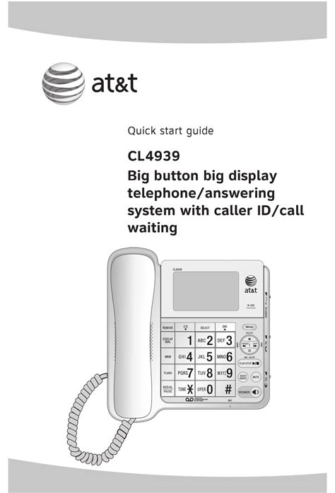 Atampt Digital Answering System Manual PDF