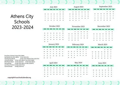 Athens Tech Academic Calendar: A Comprehensive Overview
