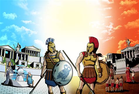 Athens vs. Sparta: The Clash of the Titans