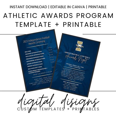 Athletic Banquet Program Template Ebook Ebook Epub