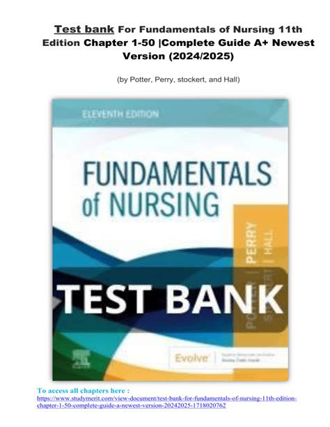 Ati Fundamentals Of Nursing Comprehensive Test Bank Ebook Reader