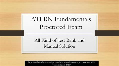 Ati Rn Fundamentals Proctored Exam Ebook Doc