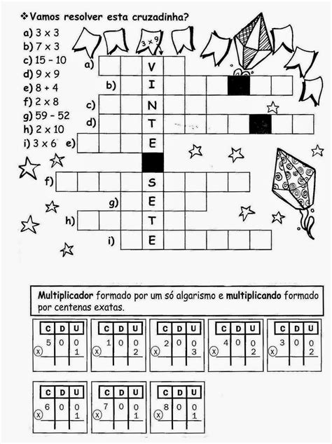 Atividades de Multiplicação para o 4º Ano: Aprimorando a Fluência e a Compreensão Matemática