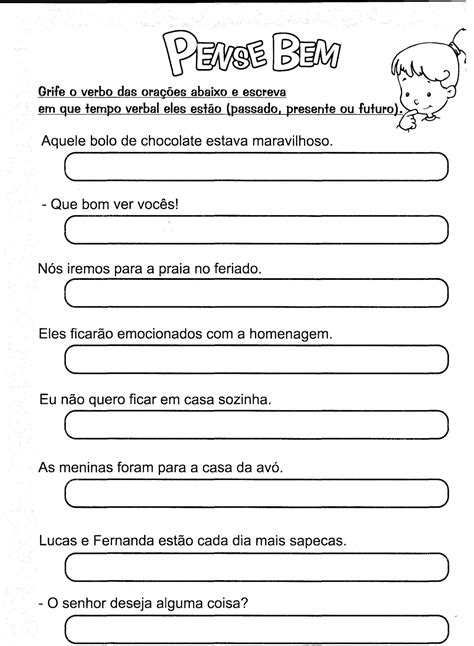 Atividades sobre Verbos para o 5º Ano: Aprendendo com Brincadeiras