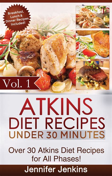 Atkins Diet Plan 75 Atkins Diet Recipes Cookbook