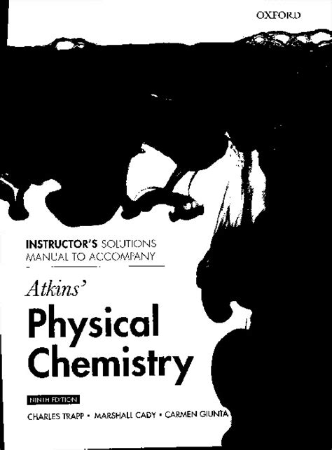 Atkins Physical Chemistry Solution Manual 9th PDF