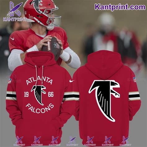 Atlanta Falcons Hooded Sweatshirt: Hail to the Red and Black!