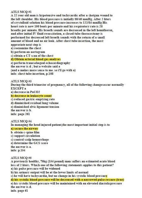 Atls Mcq Answers 9idetion Reader