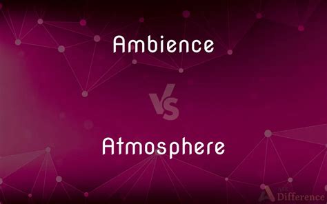 Atmosphere and Ambiance