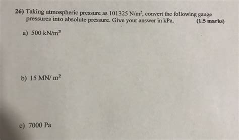 Atmospheric Pressure: 101,325 N/m² and Its Profound Impact