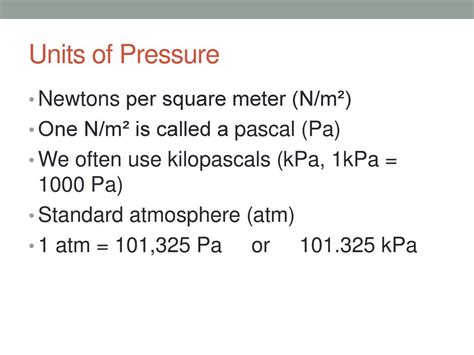 Atmospheric Pressure: Understanding the Force of 101,325 N/m²