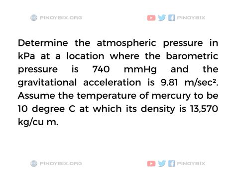 Atmospheric Pressure to kPa: A Comprehensive Guide