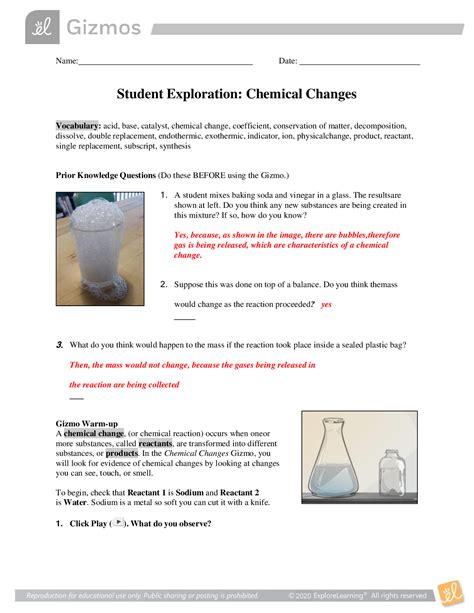 Atomic Changes Answer Key Epub