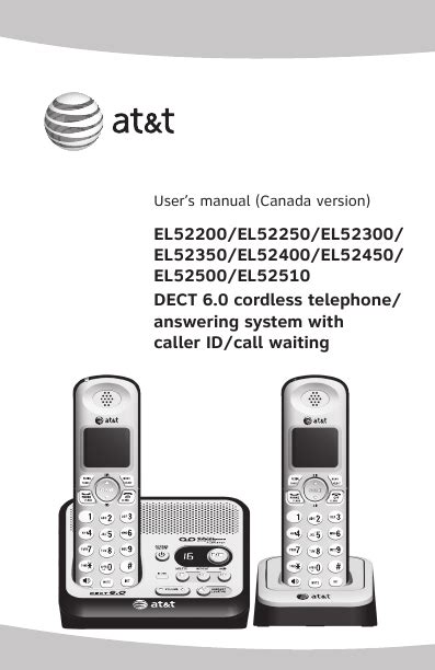 Att Cordless Phone Answering Machine Manual Epub