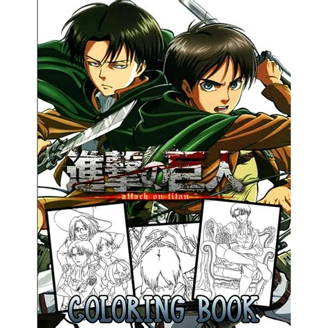 Attack on Titan Adult Coloring Book Doc