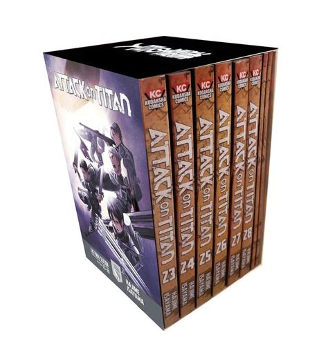 Attack on Titan Manga Box Set: Collect the Epic Saga in 33 Volumes