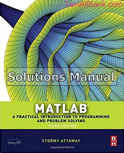 Attaway Matlab Solutions PDF