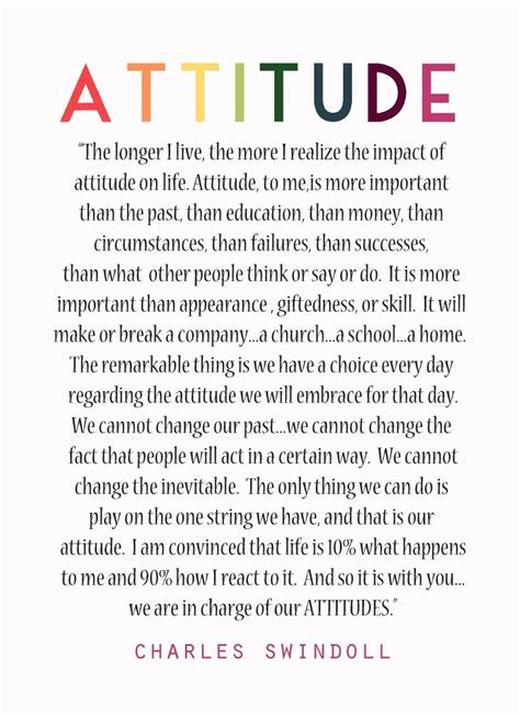 Attitude Poem Printable