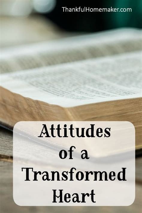 Attitudes of a Transformed Heart Epub