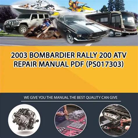 Atv 2003 Bombardier Rally 200 Service Manual Ebook Ebook Doc