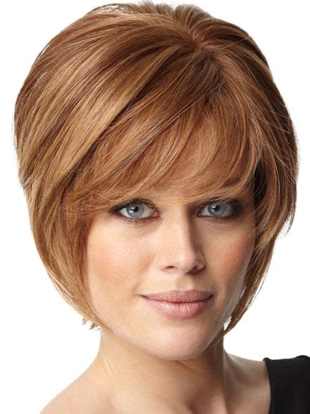 Auburn Straight Short Human Hair Wigs