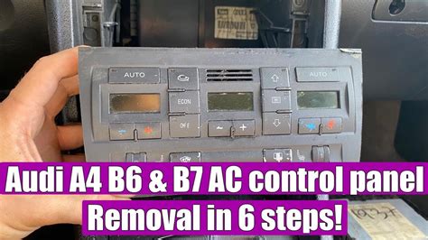 Audi a4 remove climate control panel Ebook PDF