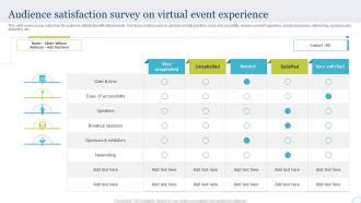 Audience Satisfaction: