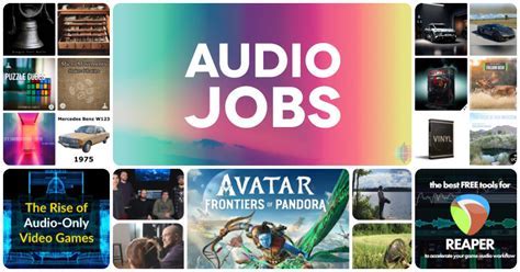 Audio for Games Jobs: A Comprehensive Guide
