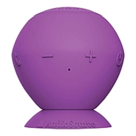 AudioSource Sound Bluetooth Speaker Purple Reader