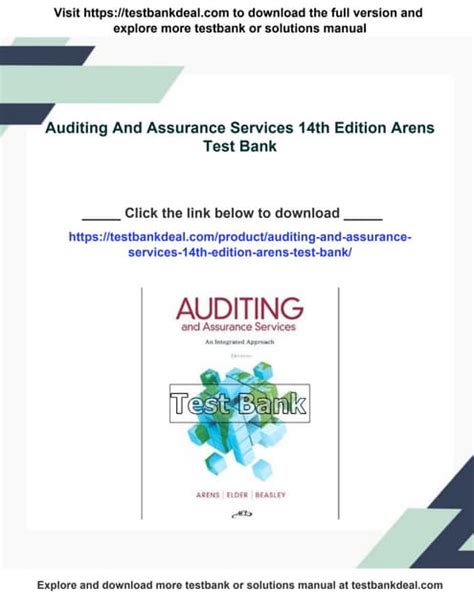 Auditing And Assurance Services 14th Edition Answer Epub