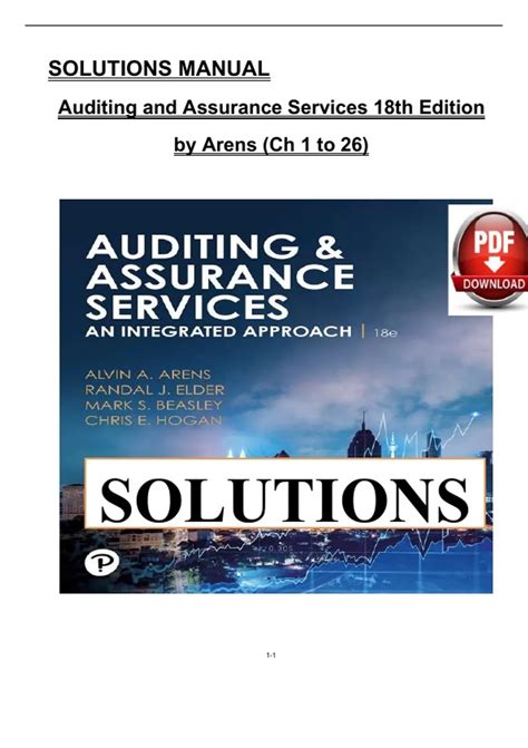 Auditing And Assurance Services Solutions Manual Ebook Epub