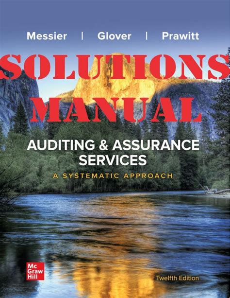 Auditing Assurance Services Solutions Messier PDF