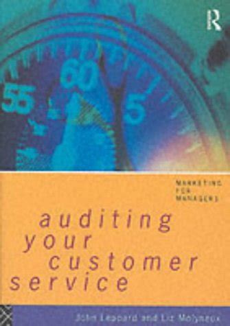 Auditing Your Customer Service The Foundation for Success Reader