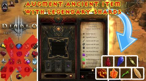 Augment Ancient Item Diablo 3: Unlock the Power of the Ancients