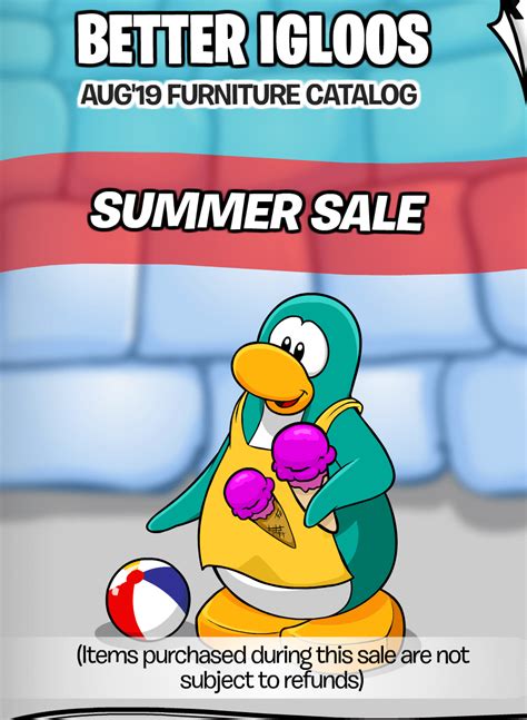 August 2019 Club Penguin Rewritten Catalog