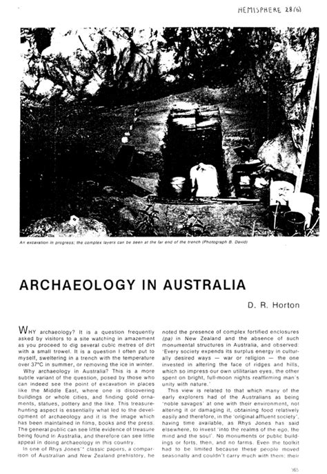 Australian Archaeology No 24 June 1987 Epub