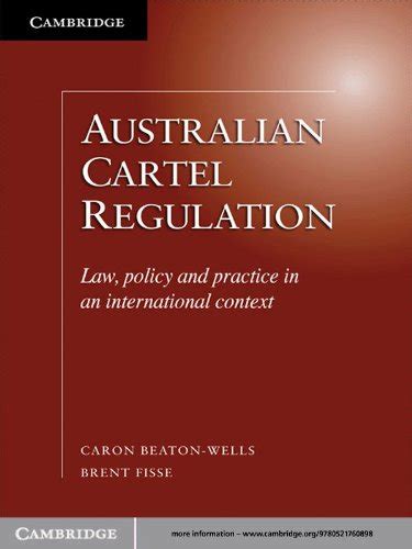 Australian Cartel Regulation Law PDF