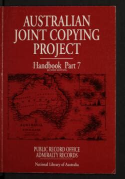 Australian Joint Copying Project Handbook Kindle Editon