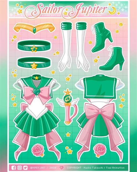 Authentic Sailor Jupiter Uniforms: